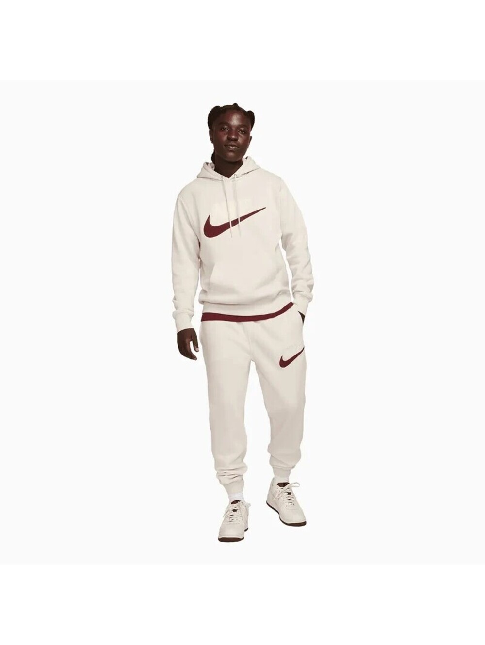Nike 2 Piece Top and Bottom Sweatsuit Men's 2XL Chenille Fleece Outfit NWT